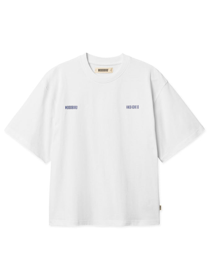 Woodbird Baine Zilla T-Shirt Spring 2026 | WHITE