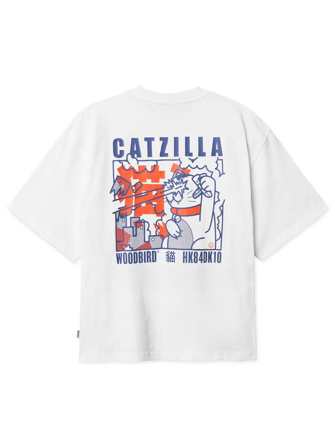 Woodbird Baine Zilla T-Shirt Spring 2026 | WHITE