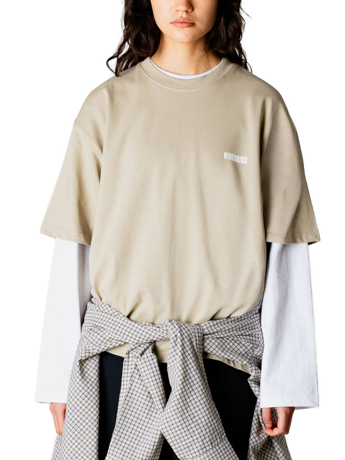 Woodbird Balo Sea T-Shirt Spring 2026 | STONE