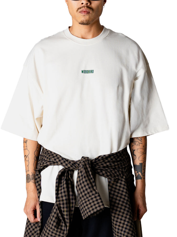 Woodbird Beam Lion T-Shirt Spring 2026 | OFF WHITE