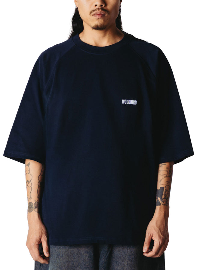 Woodbird Blake HK Home T-Shirt Fall 2026 | DARK NAVY