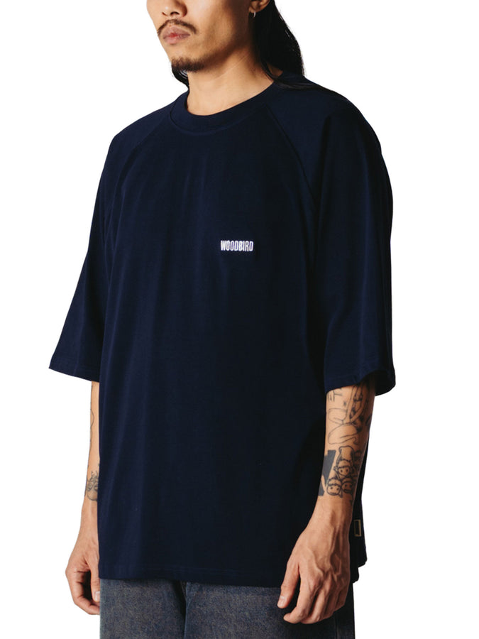 Woodbird Blake HK Home T-Shirt Fall 2026 | DARK NAVY