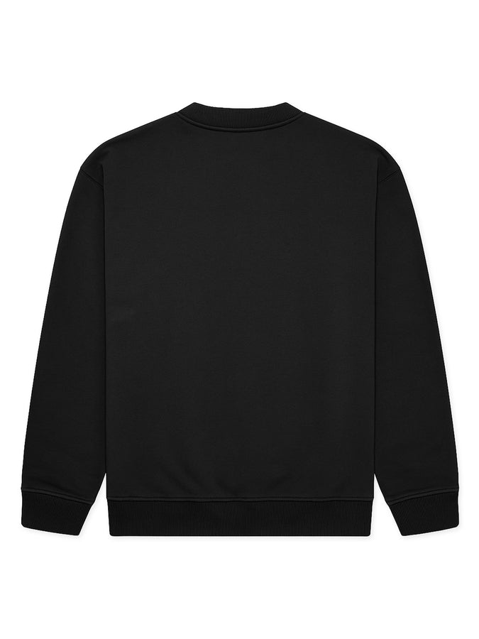 Woodbird Cane Base Crewneck Sweatshirt Spring 2026 | BLACK