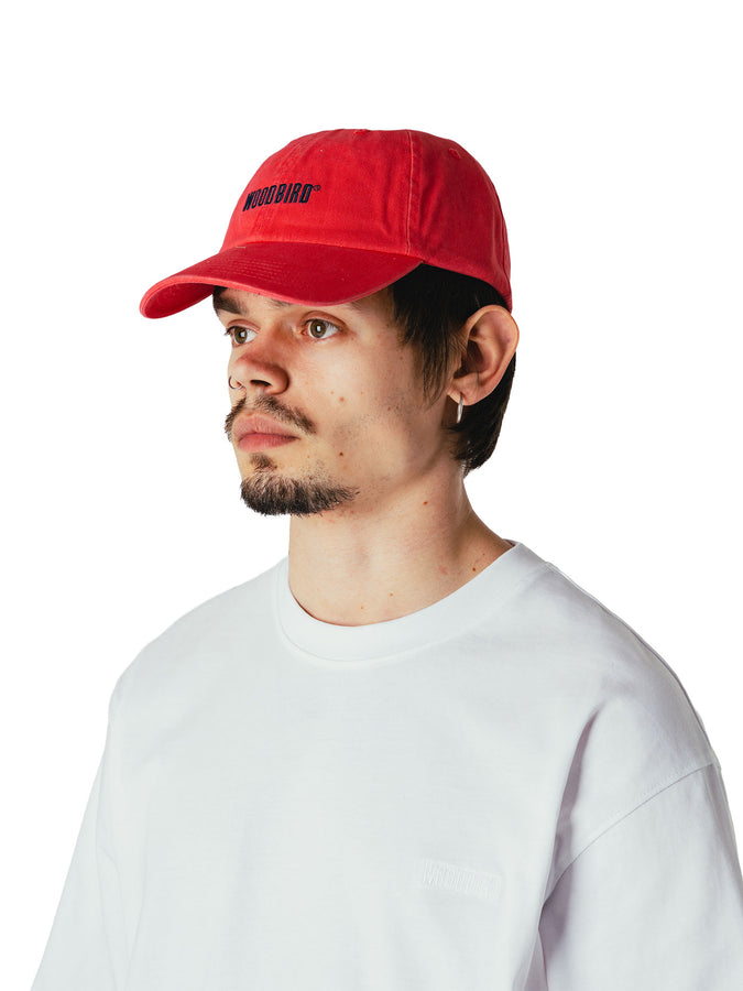 Woodbird Core Twill Strapback Hat | PINK