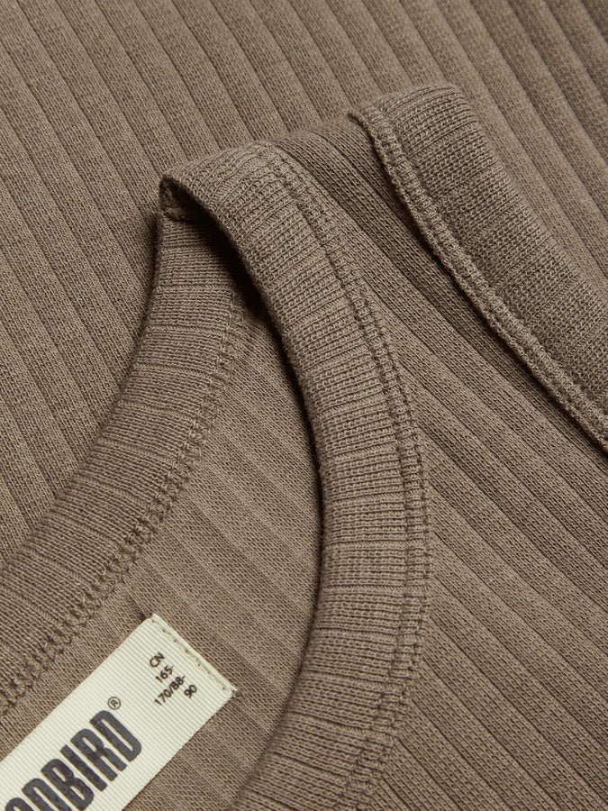Woodbird Dee Base Tank Top Fall 2026 | DARK SAND