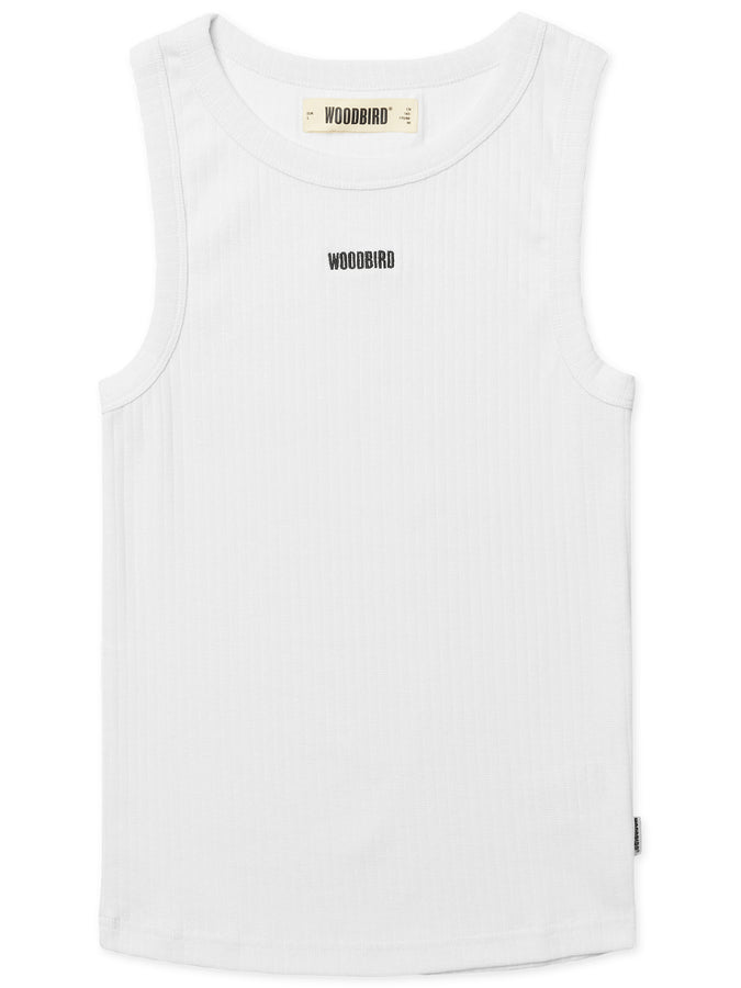 Woodbird Dee Base Tank Top Fall 2026 | WHITE