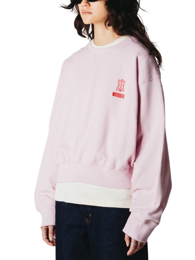 Woodbird Franka Tiger Crewneck Sweatshirt Fall 2026 | VIOLET