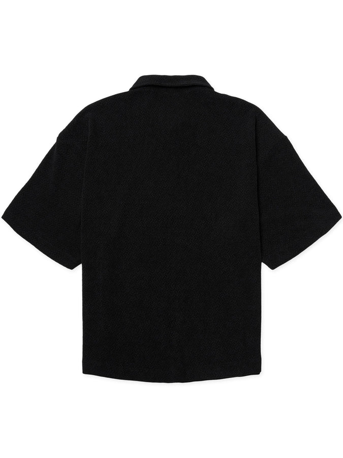 Woodbird Hiro Jiu Zip Polo Fall 2026 | BLACK