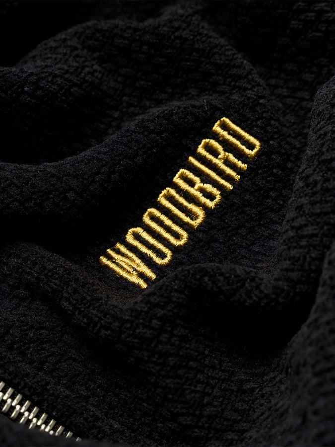 Woodbird Hiro Jiu Zip Polo Fall 2026 | BLACK