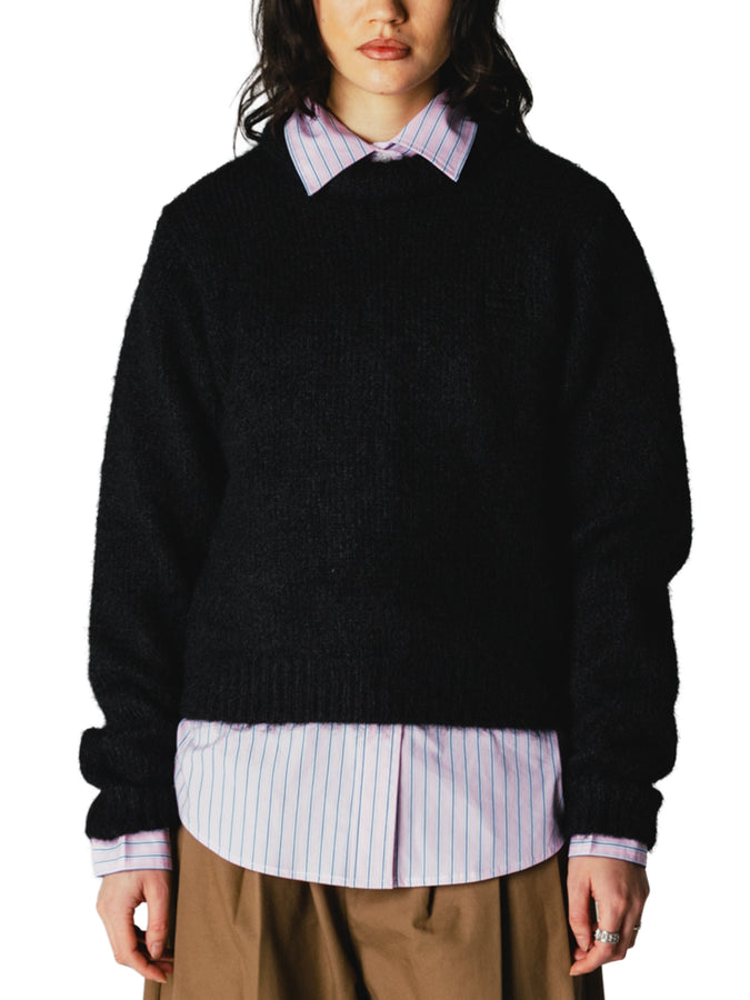 Woodbird Hua Fluffy Sweater Fall 2026 | BLACK