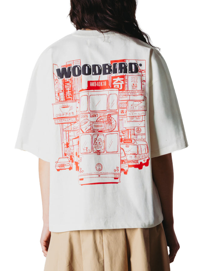 Woodbird Juno Tram T-Shirt Fall 2026 | OFF WHITE