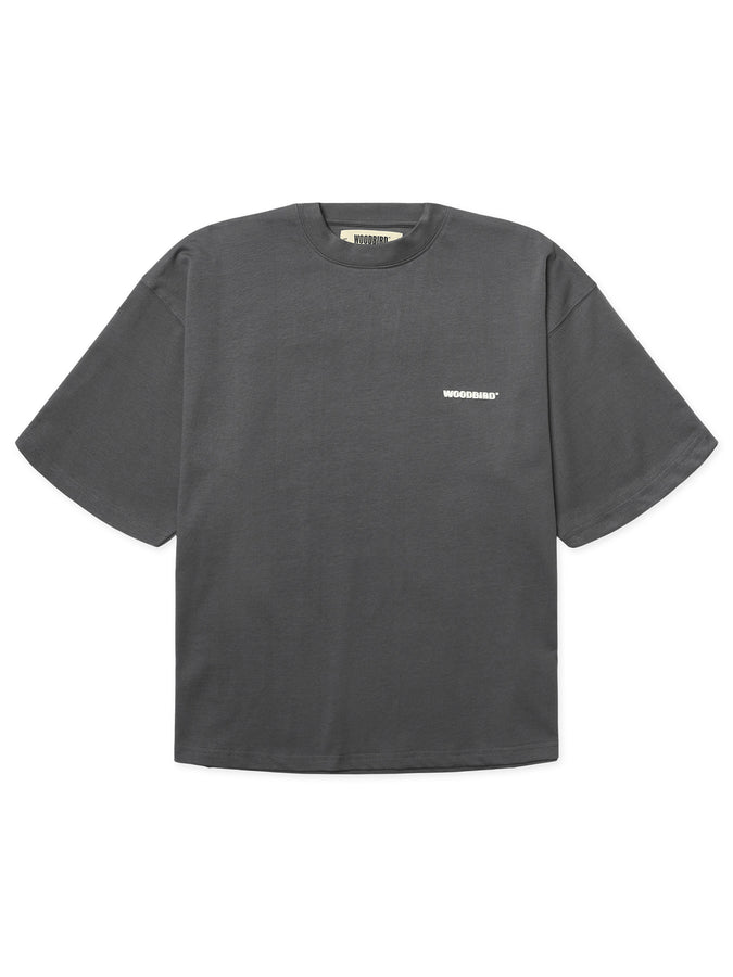 Woodbird Juno Tram T-Shirt Fall 2026 | SLATE BLUE