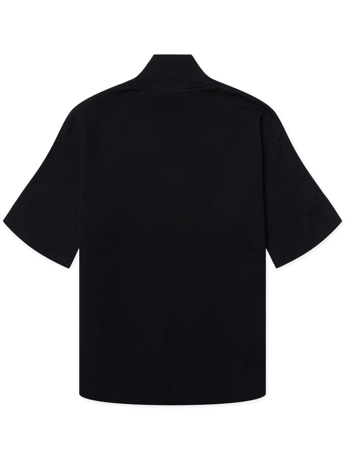 Woodbird Kimchi 1/2 Zip Top Fall 2026 | BLACK