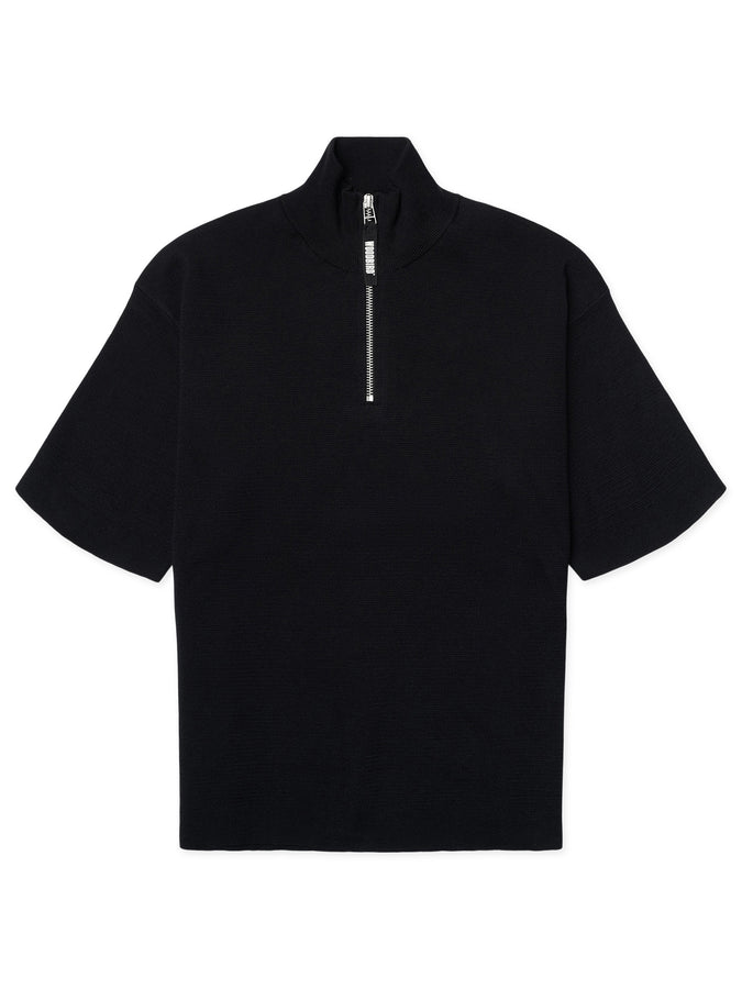 Woodbird Kimchi 1/2 Zip Top Fall 2026 | BLACK