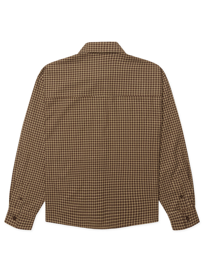 Woodbird Ling Man Check L/S Buttondown Shirt Fall 2026 | BROWN/HONEY