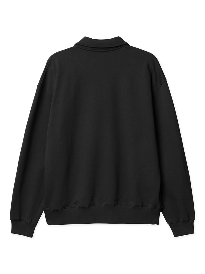 Woodbird Loke Base Long Sleeve Polo Spring 2026 | BLACK