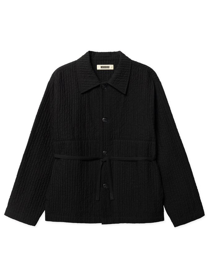 Woodbird Ochi Quilt Jacket Spring 2026 | BLACK