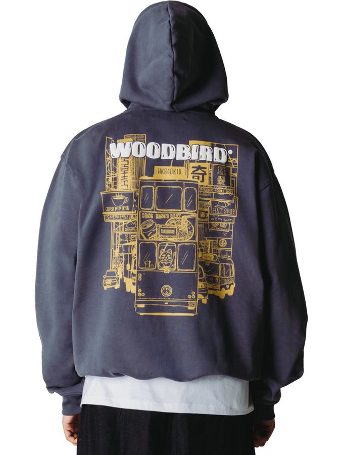 Woodbird Pacs Tram Hoodie Fall 2026 | SLATE BLUE