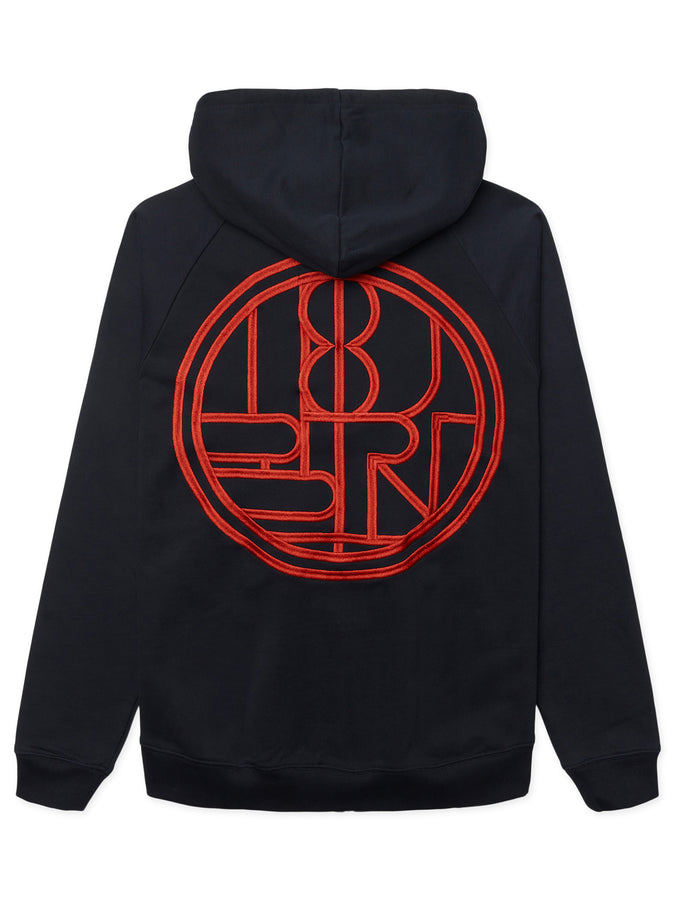 Woodbird Paw Emblem Zip Hoodie Fall 2026 | DARK NAVY