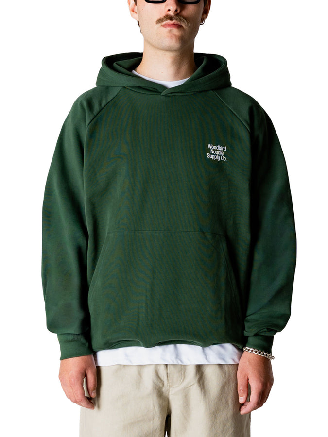 Woodbird Paw Supply Hoodie Spring 2026 | PINE GREEN
