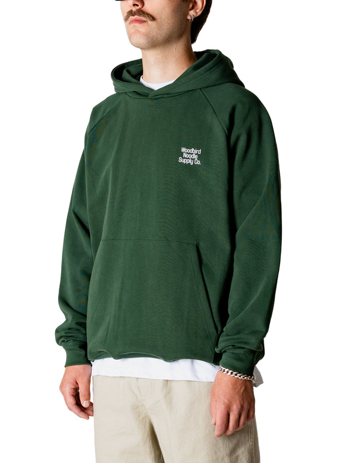 Woodbird Paw Supply Hoodie Spring 2026 | PINE GREEN