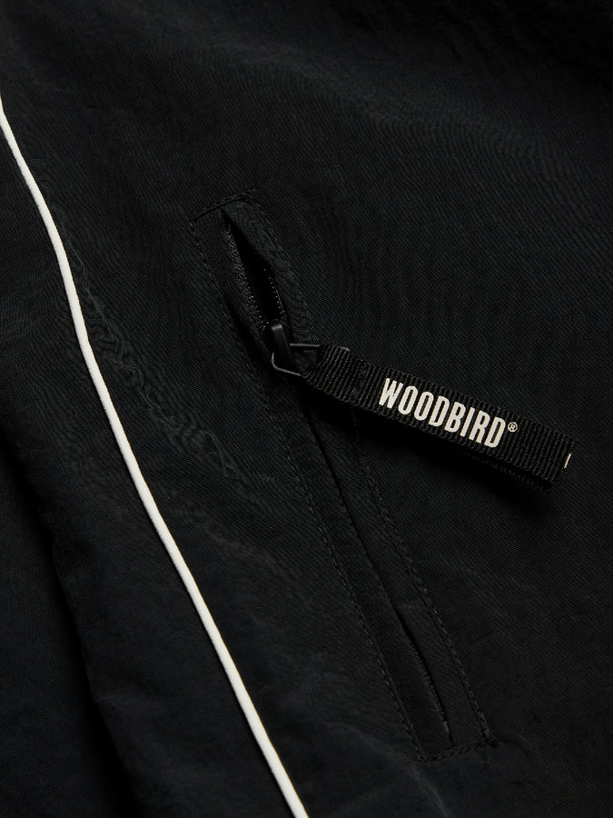 Woodbird Poke Sport Pants Fall 2026 | BLACK/OFF WHITE