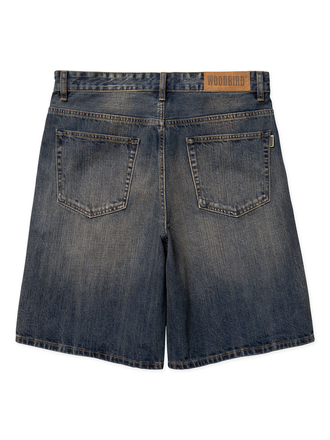 Woodbird Rami Buff Shorts Spring 2026 | DARK BLUE