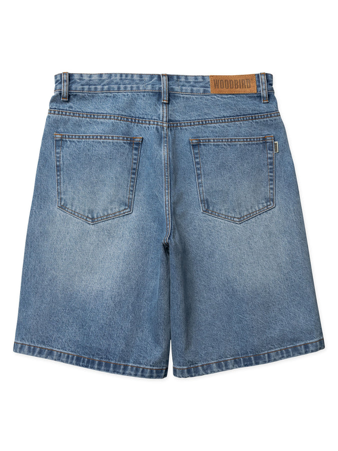 Woodbird Rami Orig Shorts Spring 2026 | BLUE WASHED
