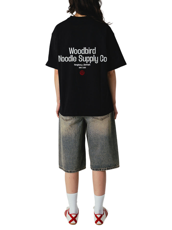 Woodbird Shan Aged Shorts Spring 2026 | DARK BLUE