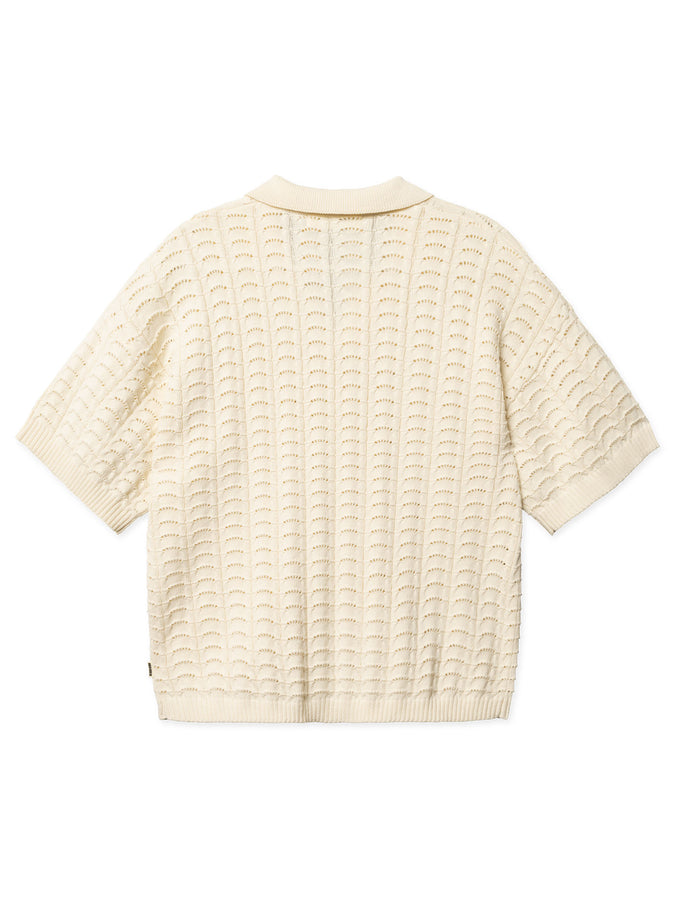 Woodbird Shimo Wave Polo Spring 2026 | OFF WHITE
