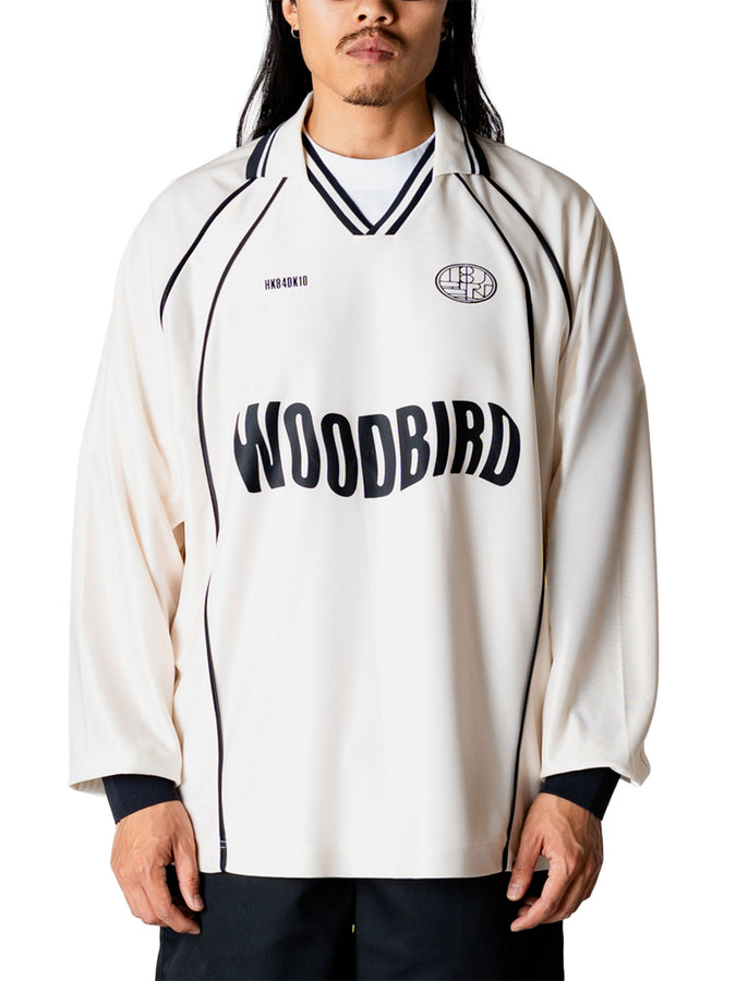 Woodbird Taka Sports Long Sleeve Polo Spring 2026 | OFF WHITE