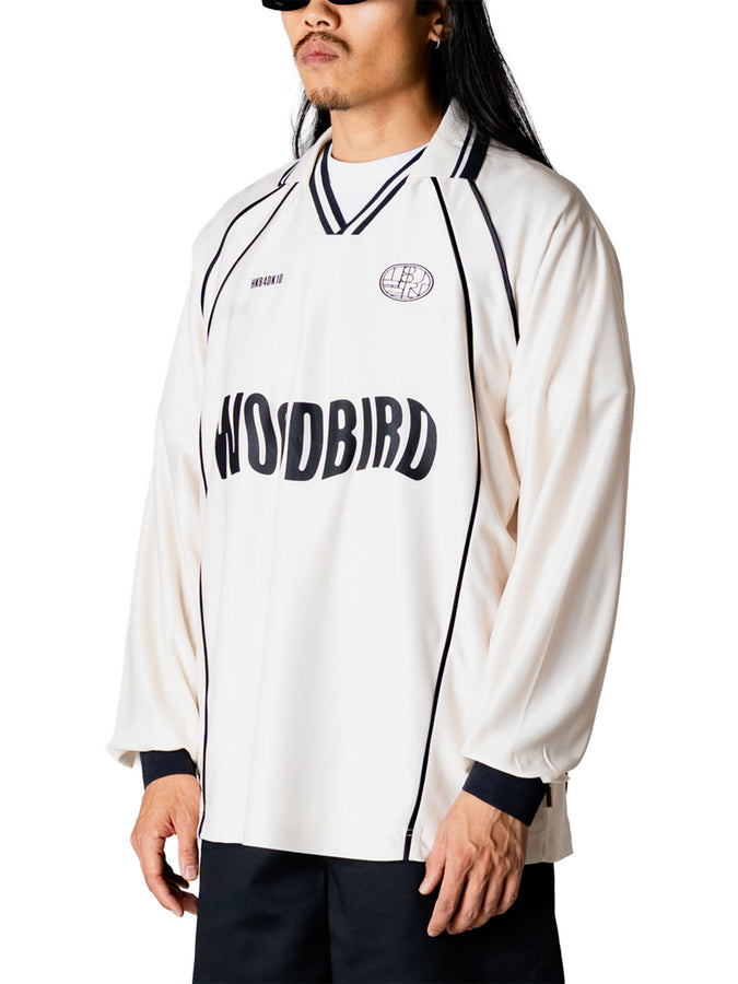Woodbird Taka Sports Long Sleeve Polo Spring 2026 | OFF WHITE