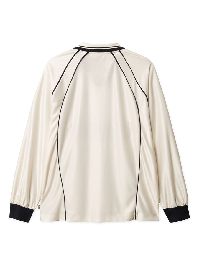 Woodbird Taka Sports Long Sleeve Polo Spring 2026 | OFF WHITE