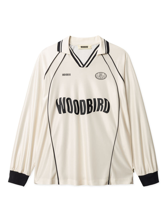Woodbird Taka Sports Long Sleeve Polo Spring 2026 | OFF WHITE