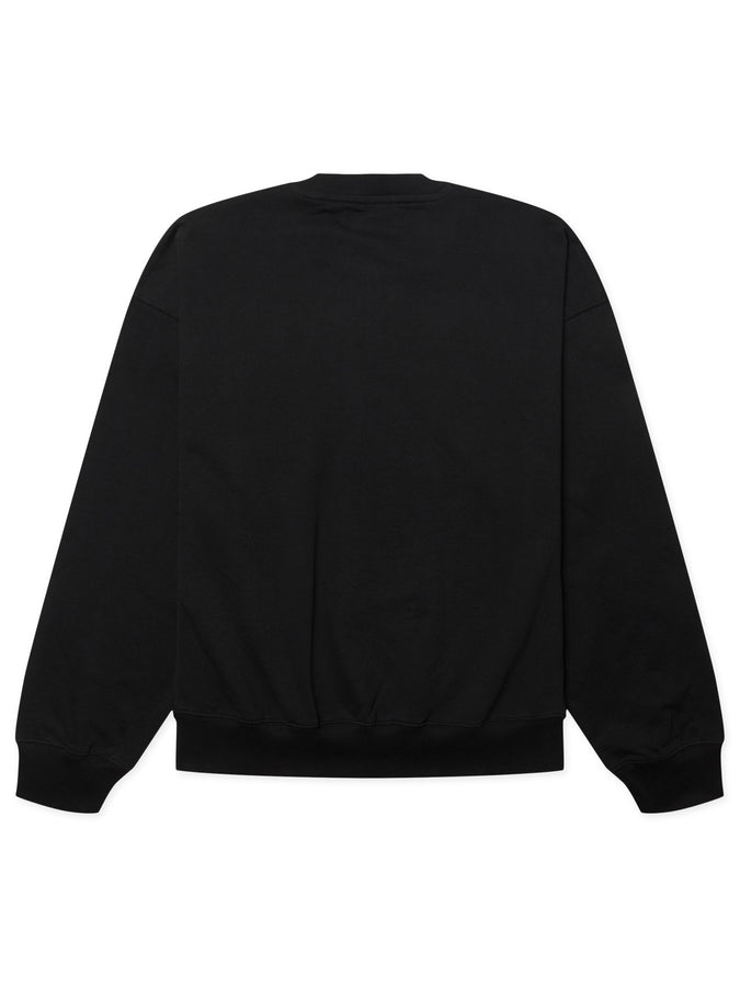 Woodbird Wake Twist Crewneck Sweatshirt Fall 2026 | BLACK