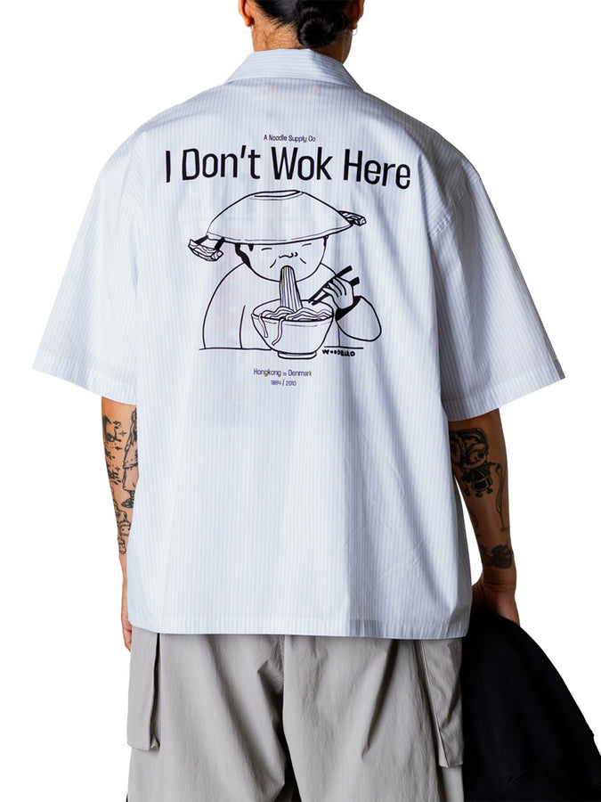 Woodbird Wang Wok Short Sleeve Buttondown Shirt Spring 2026 | LIGHT BLUE