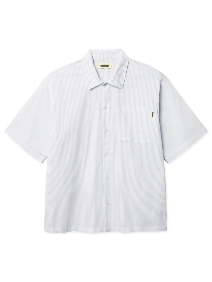 Woodbird Wang Wok Short Sleeve Buttondown Shirt Spring 2026 | LIGHT BLUE