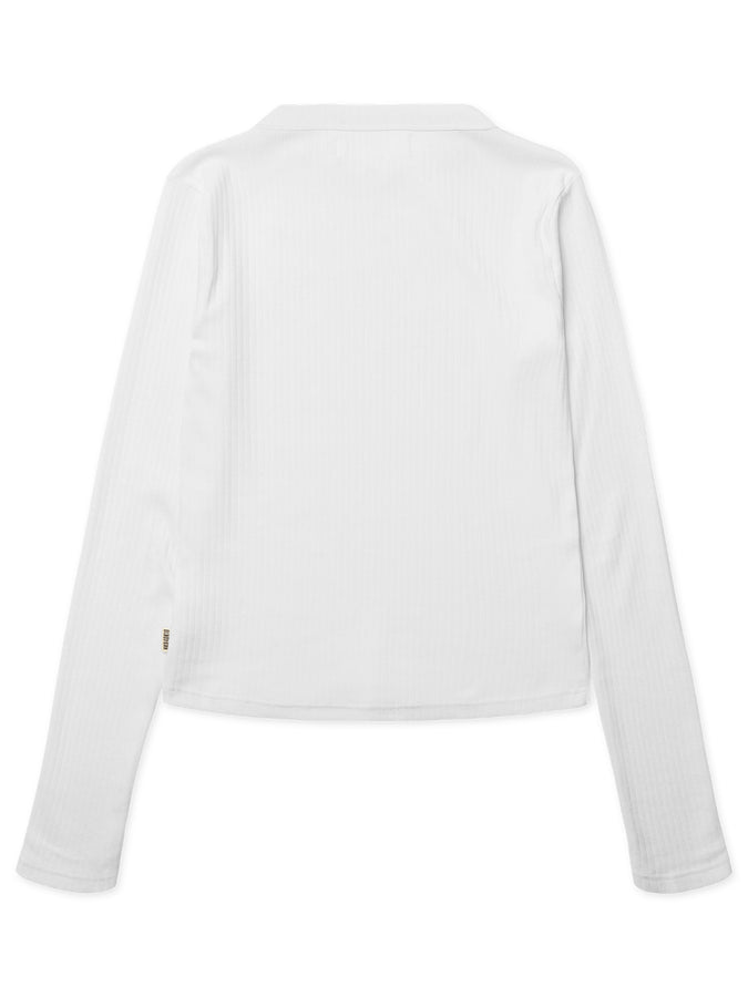 Woodbird Xao Base Long Sleeve T-Shirt Fall 2026 | WHITE