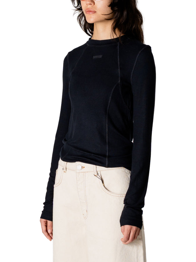 Woodbird Xao Long Sleeve T-Shirt Spring 2026 | BLACK