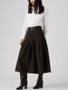 Levis Yoked Pleated Over A Cup Skirt Fall 2026