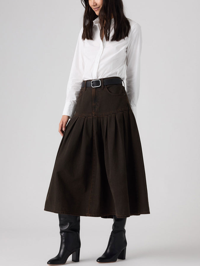 Levis Yoked Pleated Over A Cup Skirt Fall 2026 | OVER A CUP SKIRT (0001)