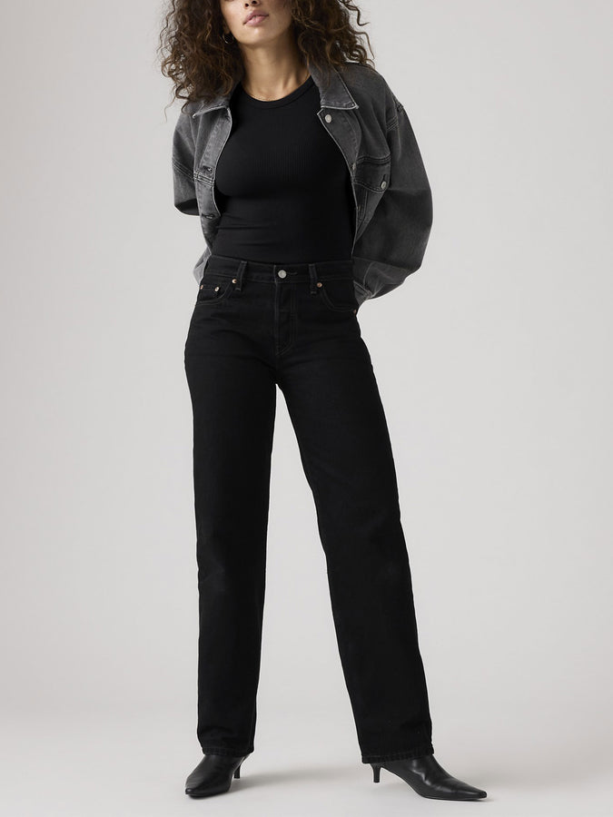 Levis 501 90s Rinsed Blacktop Jeans | RINSED BLACKTOP (0035)
