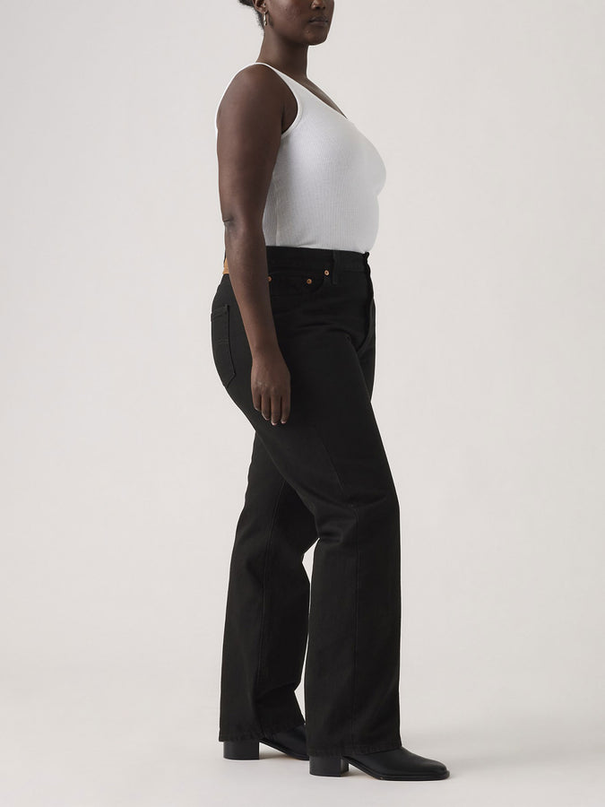 Levis 501 90s Rinsed Blacktop Jeans | RINSED BLACKTOP (0035)