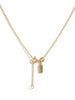 Treasure Box Freshwater Pearl Necklace In Gold