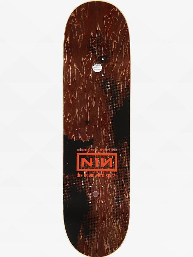Welcome x Nine Inch Nail TDS Album Cover 9 Skateboard Deck | BONE