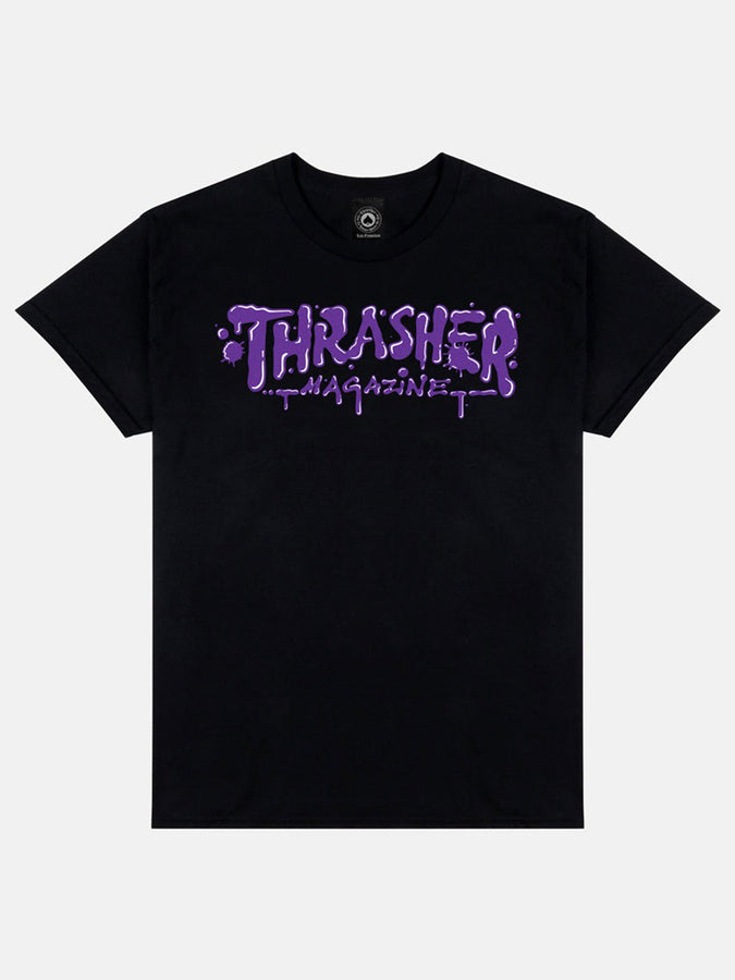 Thrasher Wet Paint T-Shirt Summer 2026 | BLACK