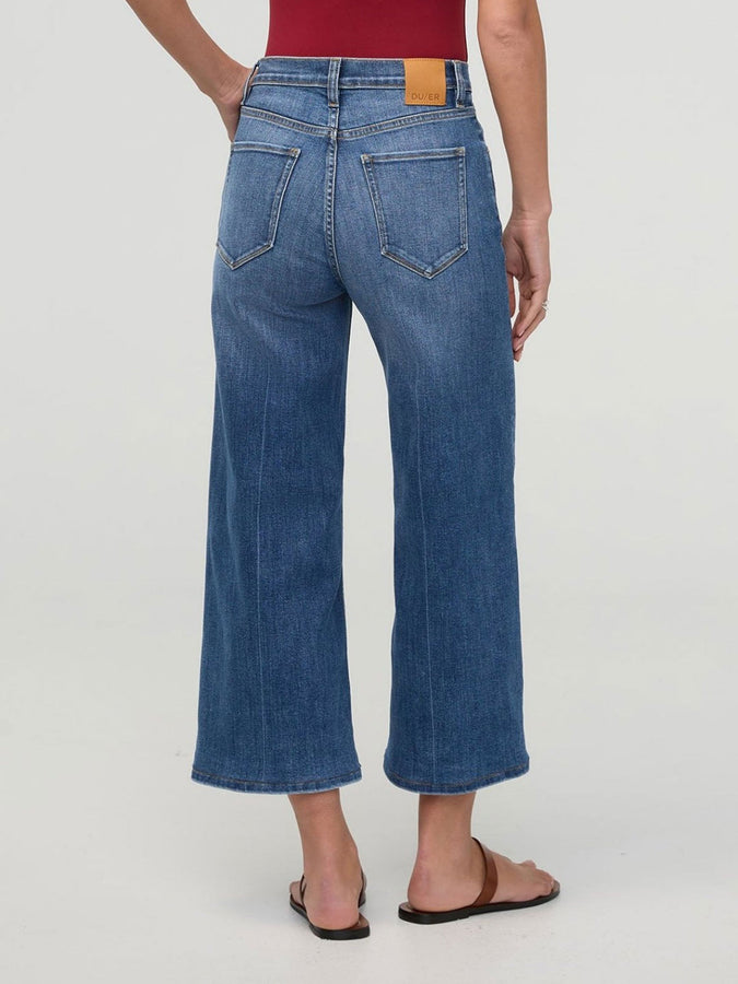Duer Perfomance Plus High Rise Wide Leg Crop Swell Jeans Spring 2026 | SWELL (SWE)
