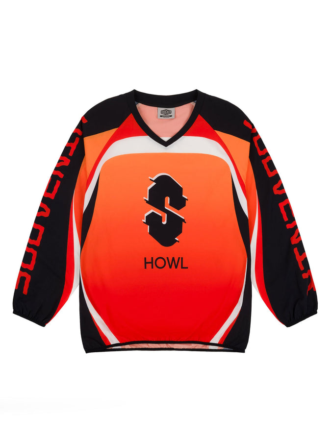 Souvenir x Howl Windproof Motto Jersey T-Shirt Winter 2026 | ORANGE