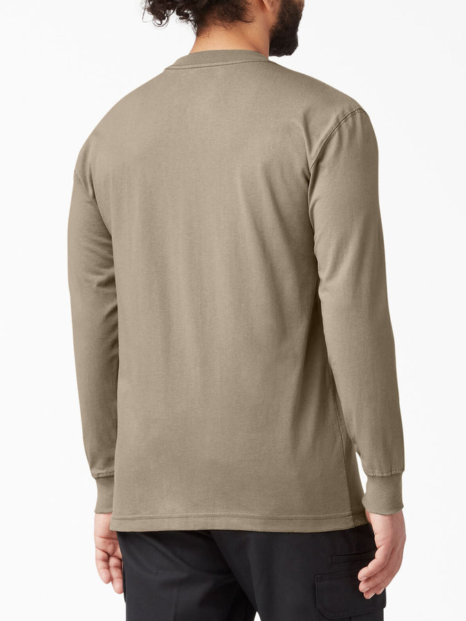 Dickies Heavyweight Pocket Long Sleeve T-Shirt | DESERT SAND (DS)
