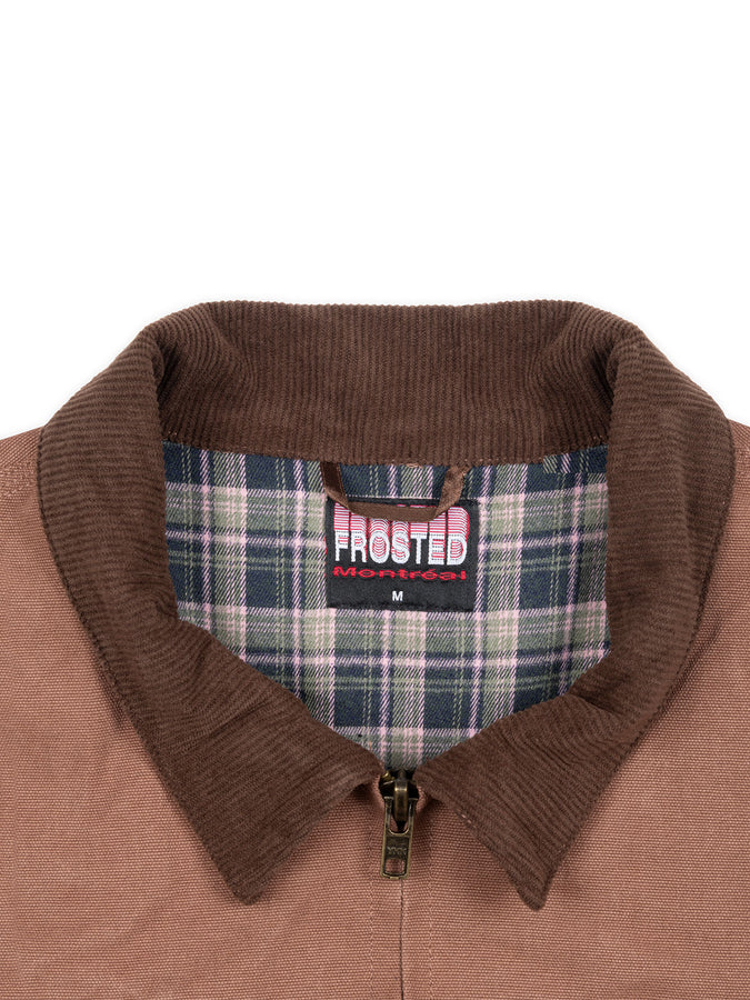 Frosted Skateboards Brown Work Jacket Summer 2026 | BROWN